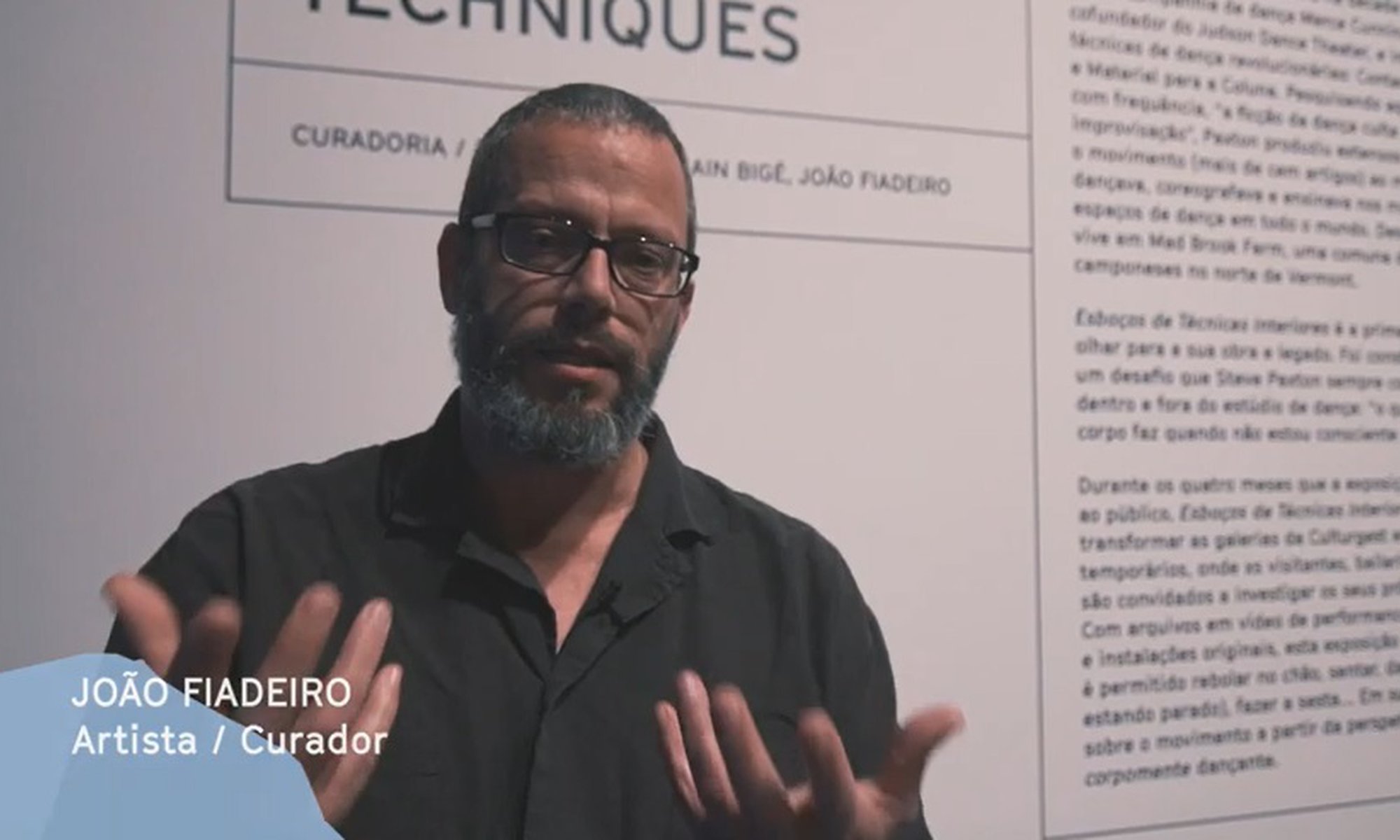 João Fiadeiro apresenta a exposição de Steve Paxton na Culturgest