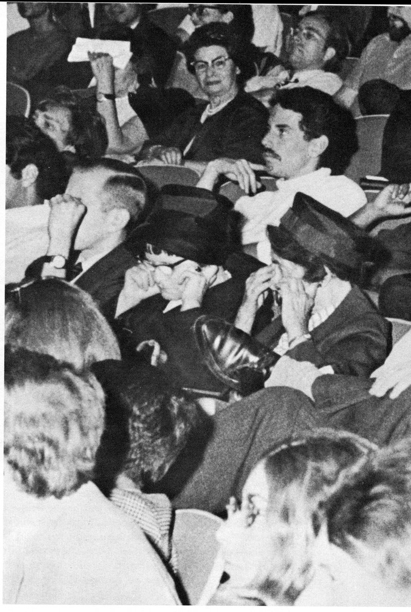 Public reaction to <em>The Flicker,</em> Lincoln Center New York Film Festival, 1966